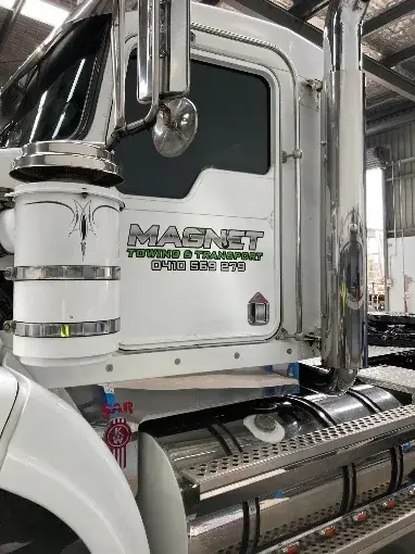 Magnet vehicle branding