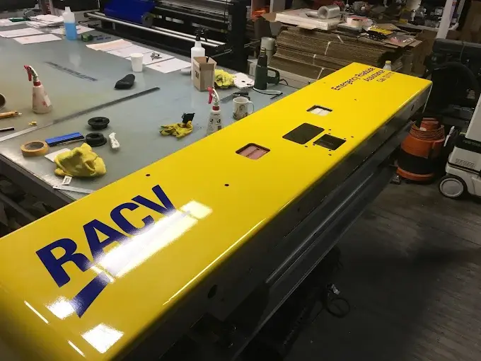 RACV vehicle wrap detail